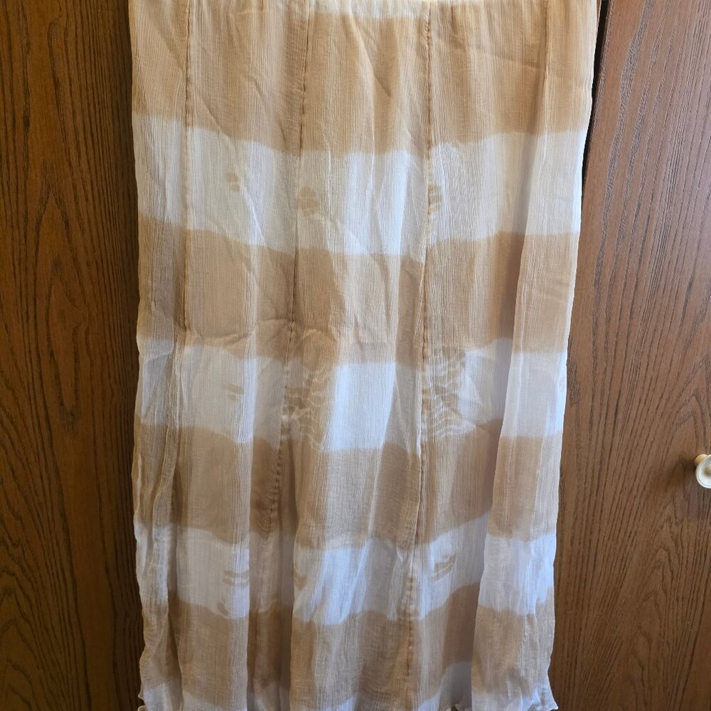 Layered Crepe Skirt